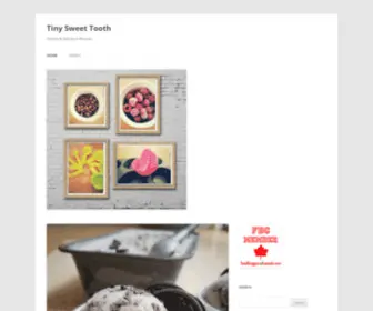 Tinysweettooth.com(Tiny Sweet Tooth) Screenshot