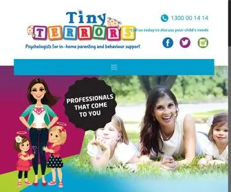 Tinyterrors.com.au(Behaviour Consultants) Screenshot