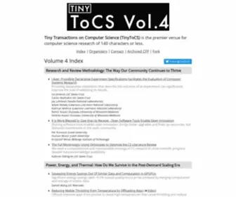 Tinytocs.org(TinyToCS Volume 1) Screenshot