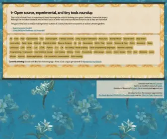 Tinytools.directory(Open source) Screenshot