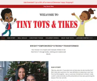 Tinytotsandtikes.com(Buy Online Wall Decals) Screenshot