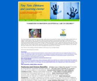 Tinytotschildcarelearningcenter.com(Home Page) Screenshot