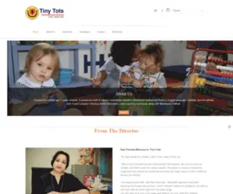 Tinytotsinternational.com(International Kindergarten & Preschool in Bangkok) Screenshot