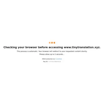 Tinytranslation.xyz(Small machine translations) Screenshot