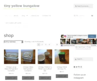Tinyyellowbungalow.com(Tiny Yellow Bungalow Zero Waste Store & Eco Living Blog) Screenshot