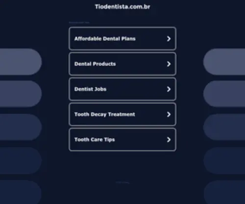Tiodentista.com.br(Blog do Tio Dentista) Screenshot
