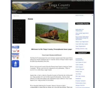 Tiogacountypa.us(Tioga County) Screenshot