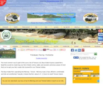 Tiomanferry.com(Book your Blue Water Express Tioman ferry tickets online) Screenshot