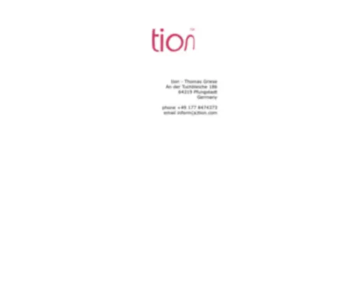 Tion.com(tion) Screenshot