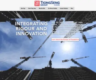Tiongseng.com.sg(Home) Screenshot