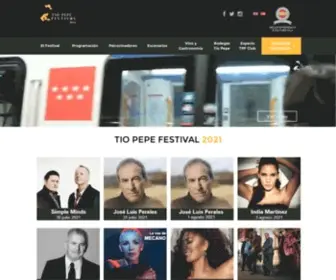 Tiopepefestival.com(Experiencias únicas en Jerez) Screenshot