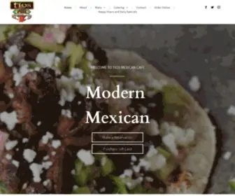 Tiosmexicancafe.com(Tios Ann Arbor) Screenshot