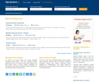 Tip-Prace.cz(Práce a Nabídka práce) Screenshot