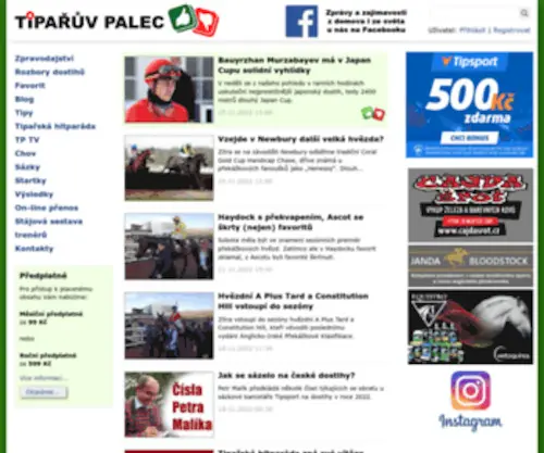 TiparuvPalec.cz(Tipařův palec) Screenshot