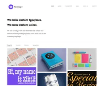 Tipastype.com(Women designers specialized on typography) Screenshot