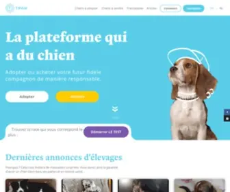 Tipaw.com(La plateforme de services pour animaux de compagnie Tipaw) Screenshot