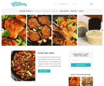 Tipbuzz.com(Easy Recipes With Tips and Tutorials) Screenshot