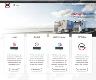 Tipeurope.com(TIP Trailer Services) Screenshot