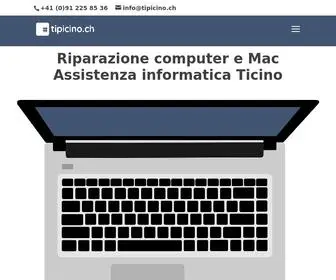 Tipicino.ch(Riparazione Computer e Mac Assistenza informatica in Ticino anche a domicilio) Screenshot