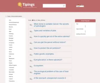 Tipings.com(Ask and answer question) Screenshot