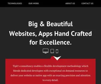 Tipit.net(Beautifully crafted native apps and web experiences from zero to done) Screenshot