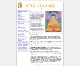 Tipitaka.org(The Pali Tipitaka) Screenshot