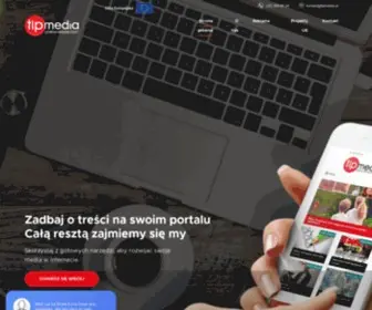 Tipmedia.pl(CMS portal) Screenshot