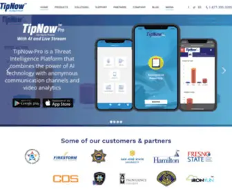 Tipnow.com(Anonymous Texting App to Report Suspicious Activity & Incidents) Screenshot