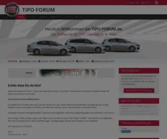 Tipo-Forum.de(Fiat Tipo Forum. Community mit Foto) Screenshot