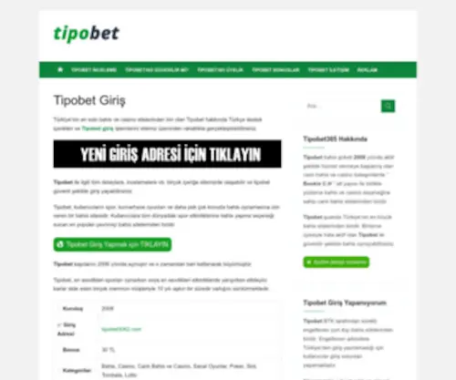 Tipobet365Giris.xyz Screenshot