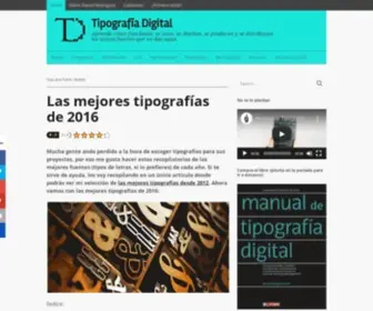 Tipografiadigital.net(Tipografía) Screenshot