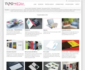 Tipomedia.ro(Printing Services) Screenshot