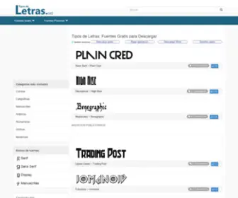 Tipos-DE-Letras.net(Web Server's Default Page) Screenshot