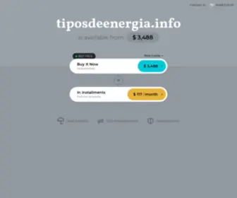 Tiposdeenergia.info(Tiposdeenergia info) Screenshot