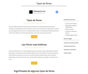 Tiposdeflores.net(tiposdeflores) Screenshot