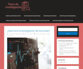 Tiposdeinvestigacion.review(Tipos) Screenshot