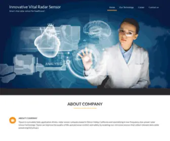 Tiposi.com(Smart vital radar sensor for healthcare) Screenshot
