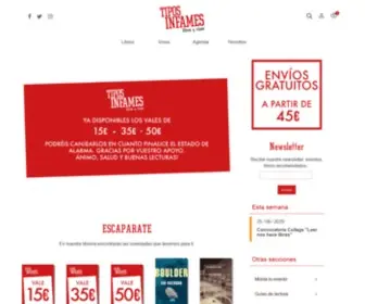 Tiposinfames.com(Tipos Infames: librería independiente Madrid) Screenshot