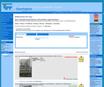 Tipp-International.de(Willkommen bei TIPP Umwelt) Screenshot