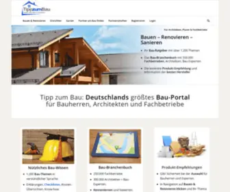 Tipp-ZUM-Bau.de(Planen, Bauen, Renovieren, Einrichten, Garten) Screenshot