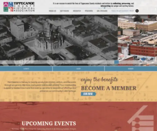 Tippecanoehistory.org(Tippecanoe County Historical Association) Screenshot