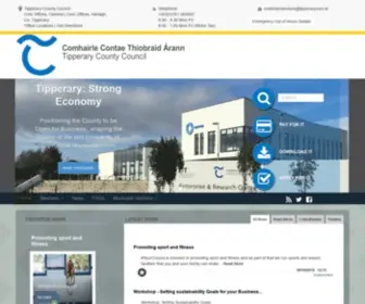 Tipperarycoco.ie(Tipperary County Council) Screenshot