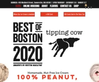 Tippingcowicecream.com(Tipping Cow) Screenshot