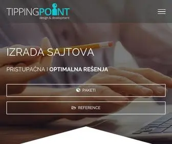 Tippingpoint.rs(Izrada sajtova i logotipa) Screenshot