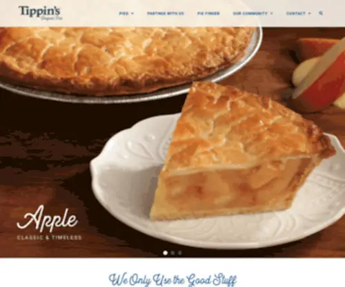 Tippins.net(Tippin's Pies) Screenshot