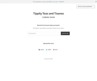 Tippitytea.com(Tippity Teas and Tisanes) Screenshot