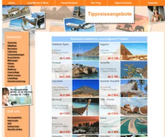 Tippreiseangebote.de(Reisen buchen und Urlaub geniessen) Screenshot