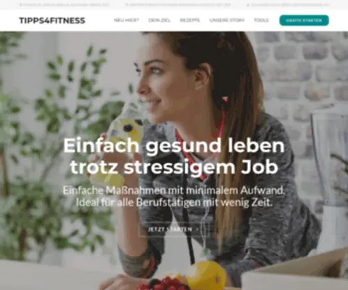 Tipps4Fitness.de(Einfach gesund leben) Screenshot