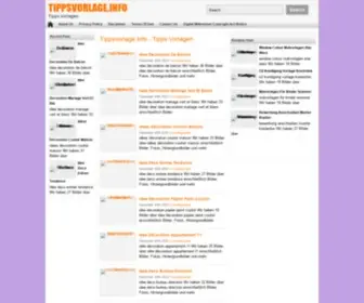 Tippsvorlage.info(Tipps Vorlagen) Screenshot