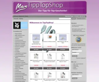 Tipptopshop.com(Die ganz persönlichen Geschenke) Screenshot